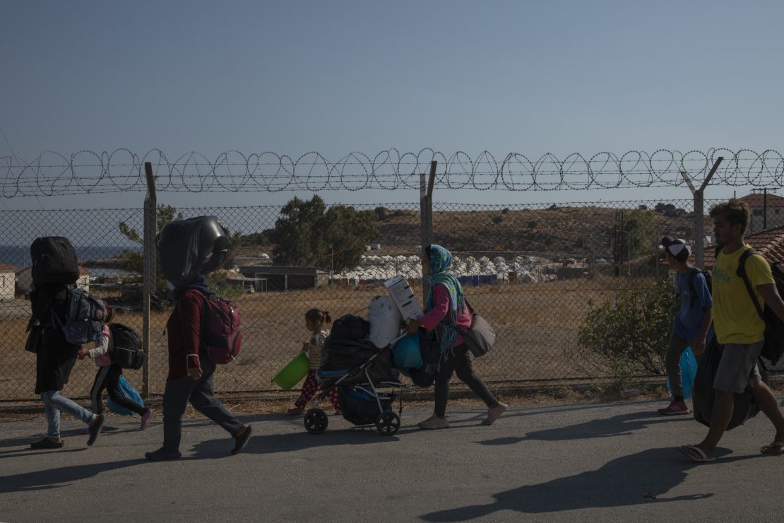 El derribo psicológico a los refugiados de Moria
