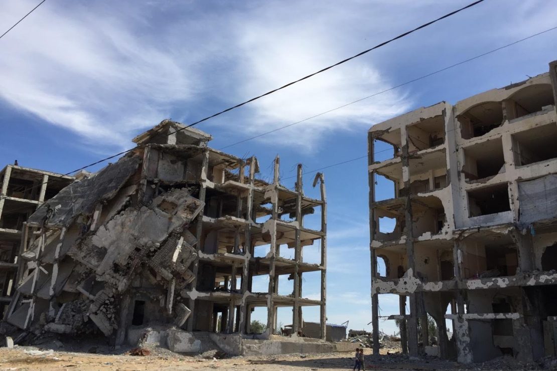 La carretera del alto el fuego en Gaza