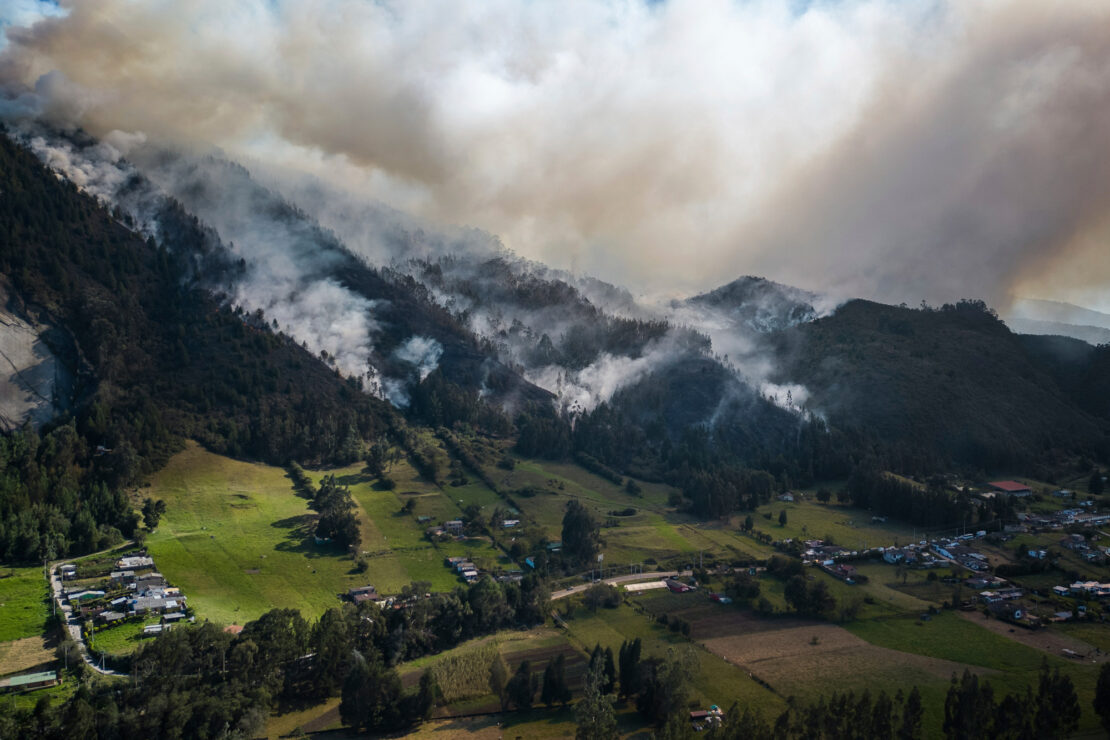 De las víctimas en Gaza a los incendios en Colombia