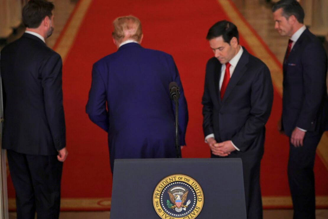 Trump invocó la paz en el mundo pero hizo la guerra en Irán